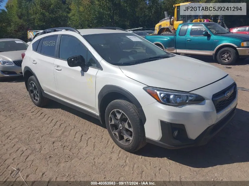 JF2GTABC5J9241294 2018 Subaru Crosstrek 2.0I Premium