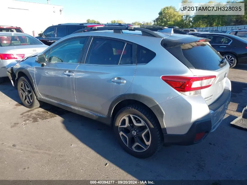 2018 Subaru Crosstrek Limited VIN: JF2GTAMC7JH328035 Lot: 40394277