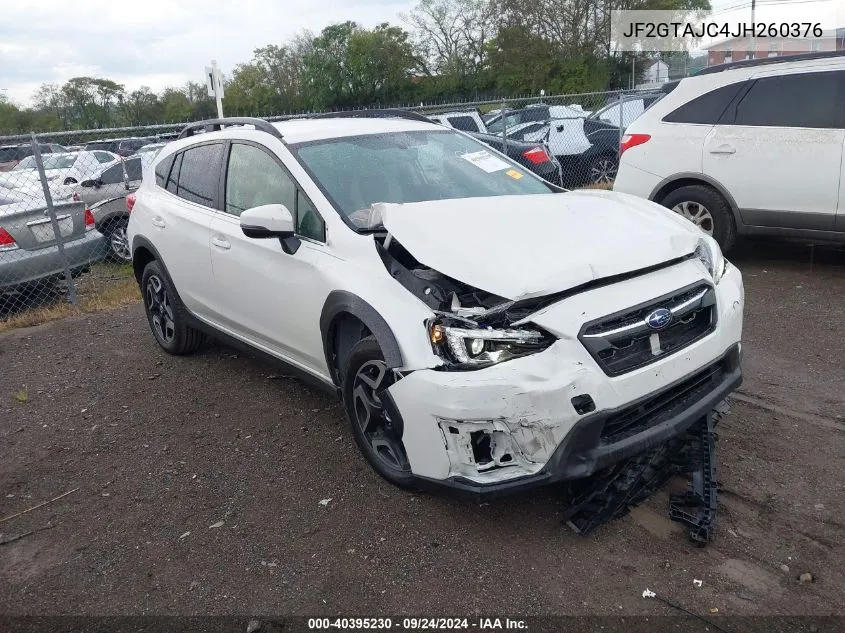 2018 Subaru Crosstrek Limited VIN: JF2GTAJC4JH260376 Lot: 40395230