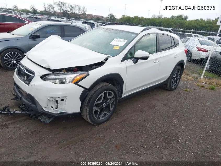 2018 Subaru Crosstrek Limited VIN: JF2GTAJC4JH260376 Lot: 40395230