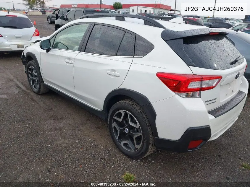 2018 Subaru Crosstrek Limited VIN: JF2GTAJC4JH260376 Lot: 40395230