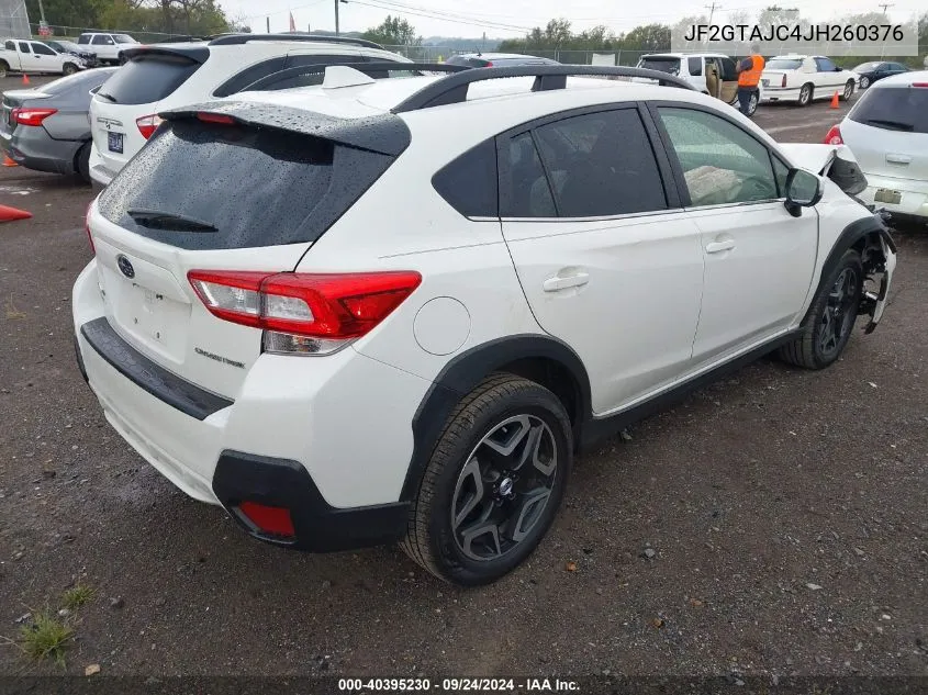 2018 Subaru Crosstrek Limited VIN: JF2GTAJC4JH260376 Lot: 40395230