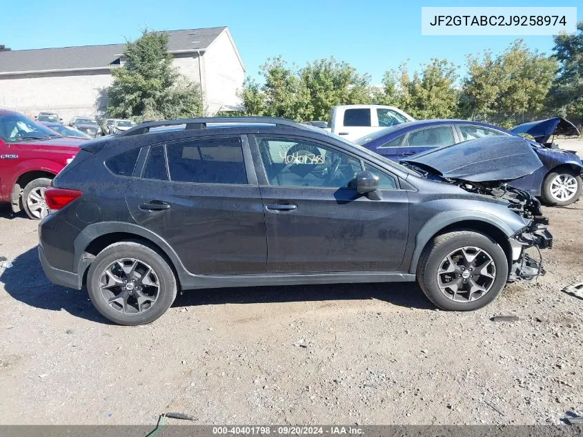 2018 Subaru Crosstrek 2.0I Premium VIN: JF2GTABC2J9258974 Lot: 40401798