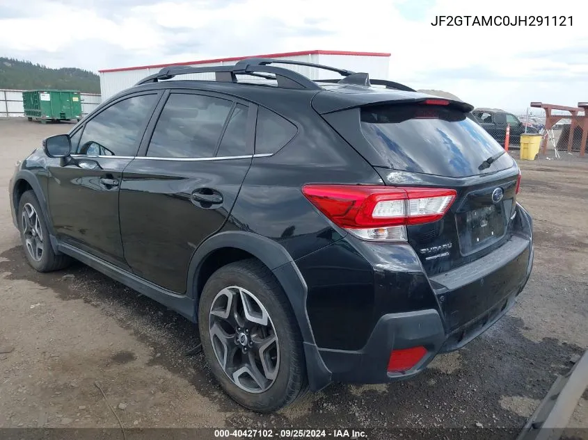 2018 Subaru Crosstrek Limited VIN: JF2GTAMC0JH291121 Lot: 40427102