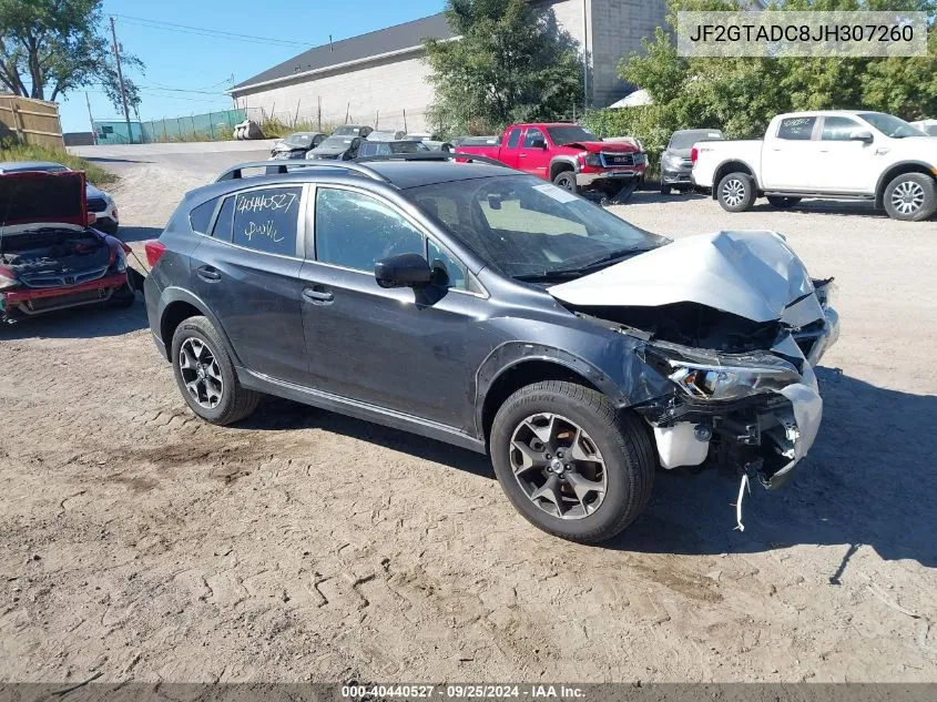 2018 Subaru Crosstrek 2.0I Premium VIN: JF2GTADC8JH307260 Lot: 40440527