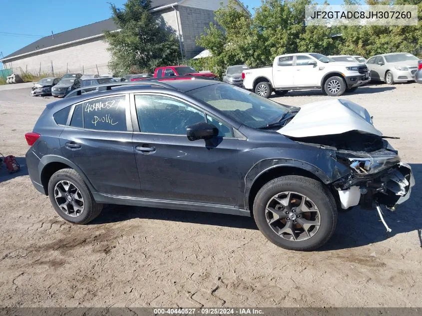 2018 Subaru Crosstrek 2.0I Premium VIN: JF2GTADC8JH307260 Lot: 40440527