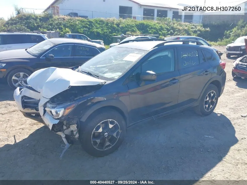 2018 Subaru Crosstrek 2.0I Premium VIN: JF2GTADC8JH307260 Lot: 40440527