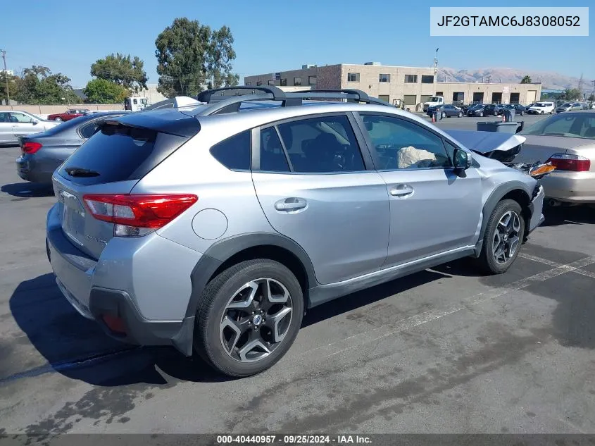 2018 Subaru Crosstrek Limited VIN: JF2GTAMC6J8308052 Lot: 40440957