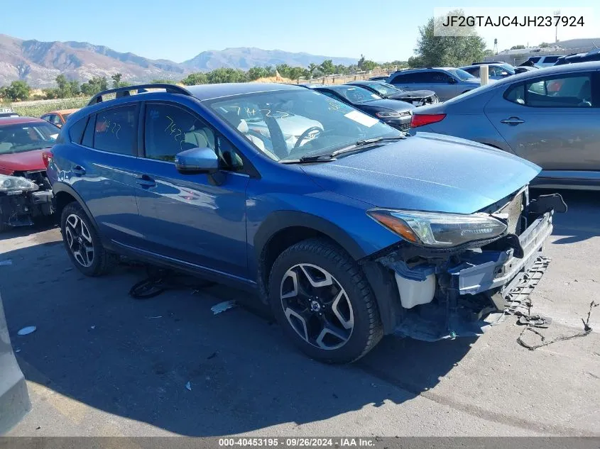 2018 Subaru Crosstrek Limited VIN: JF2GTAJC4JH237924 Lot: 40453195