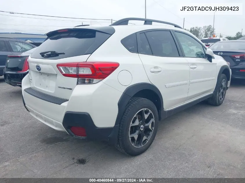 2018 Subaru Crosstrek 2.0I Premium VIN: JF2GTADC9JH309423 Lot: 40460844