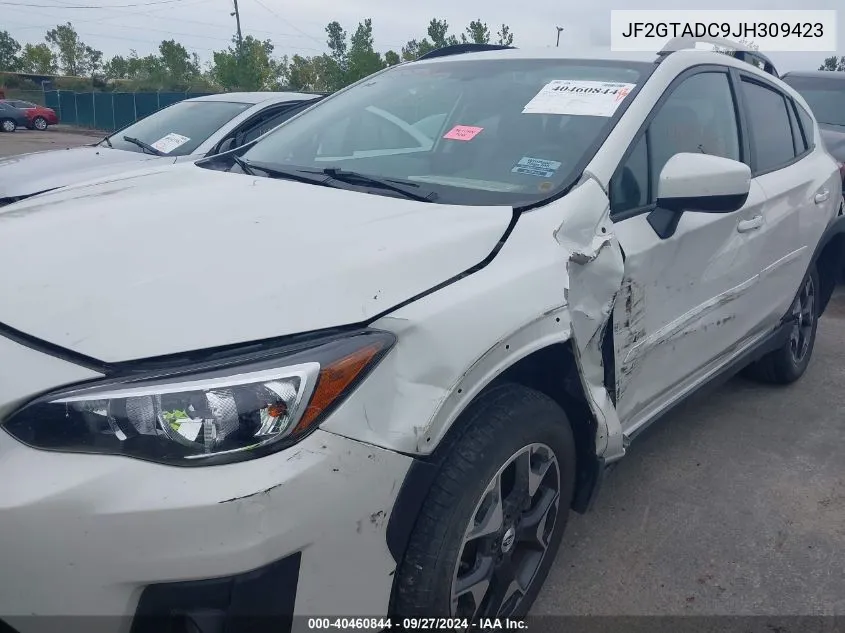 2018 Subaru Crosstrek 2.0I Premium VIN: JF2GTADC9JH309423 Lot: 40460844