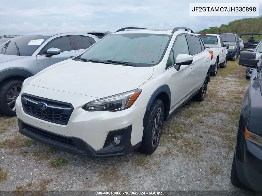 2018 Subaru Crosstrek Limited VIN: JF2GTAMC7JH330898 Lot: 40510468