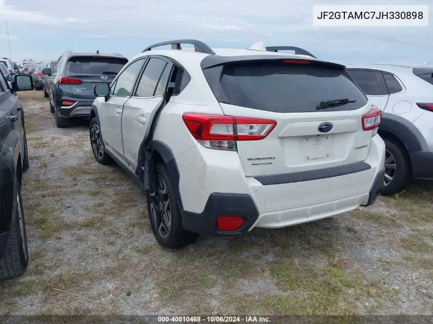 2018 Subaru Crosstrek Limited VIN: JF2GTAMC7JH330898 Lot: 40510468