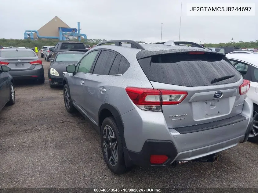 2018 Subaru Crosstrek Limited VIN: JF2GTAMC5J8244697 Lot: 40513543