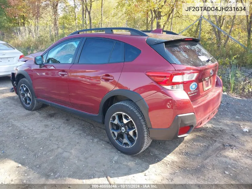 2018 Subaru Crosstrek 2.0I Premium VIN: JF2GTADC4JH231634 Lot: 40555846