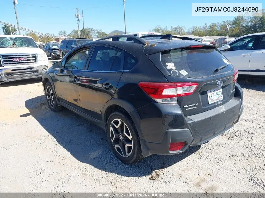 2018 Subaru Crosstrek 2.0I Limited VIN: JF2GTAMC0J8244090 Lot: 40567992