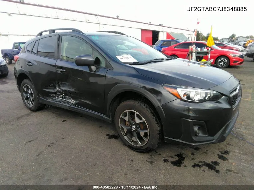 2018 Subaru Crosstrek 2.0I Premium VIN: JF2GTABC7J8348885 Lot: 40582229