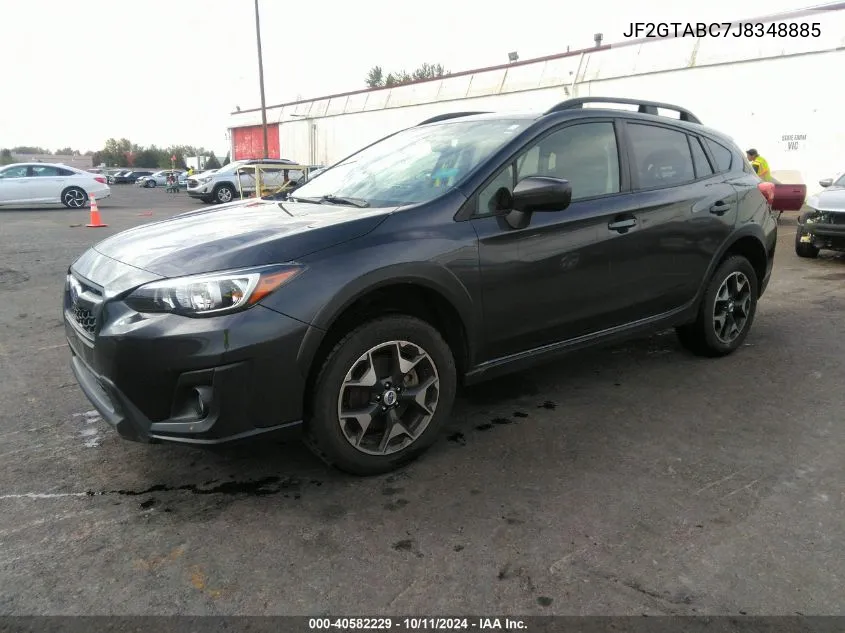 2018 Subaru Crosstrek 2.0I Premium VIN: JF2GTABC7J8348885 Lot: 40582229