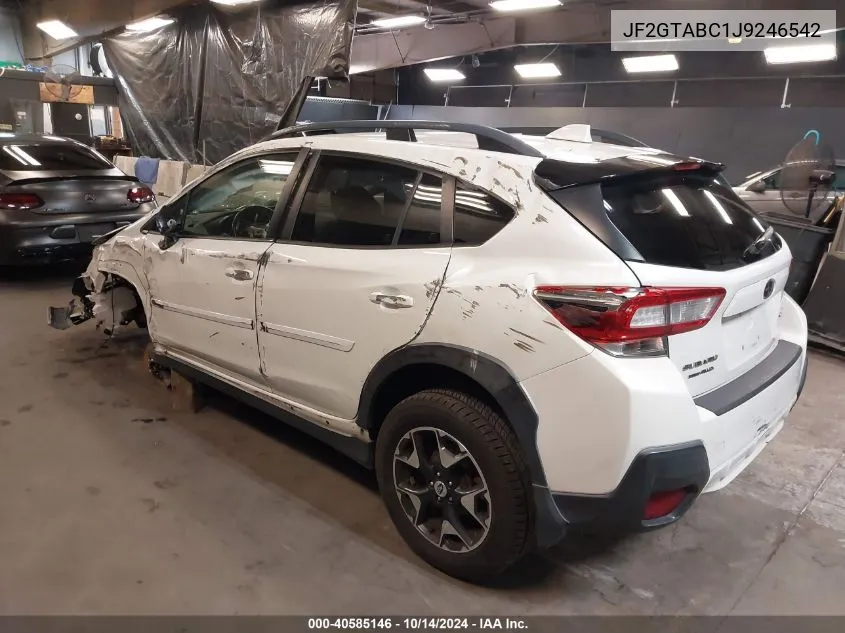 2018 Subaru Crosstrek 2.0I Premium VIN: JF2GTABC1J9246542 Lot: 40585146