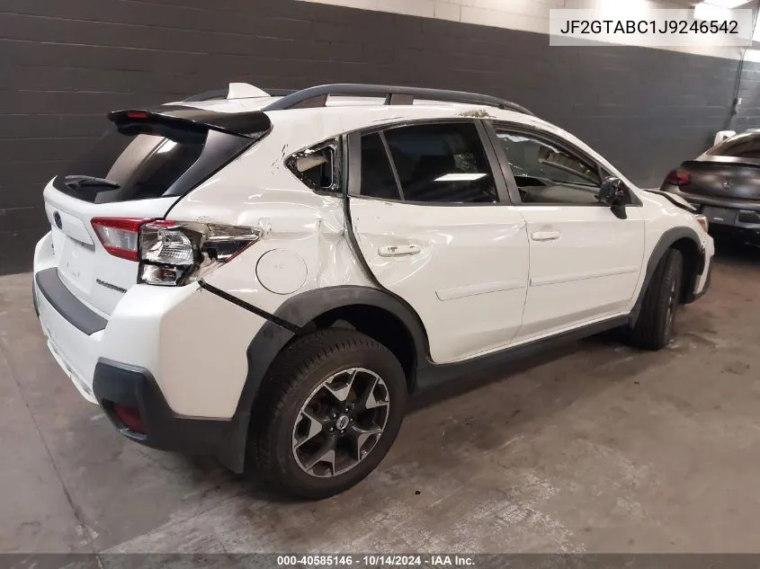 2018 Subaru Crosstrek 2.0I Premium VIN: JF2GTABC1J9246542 Lot: 40585146