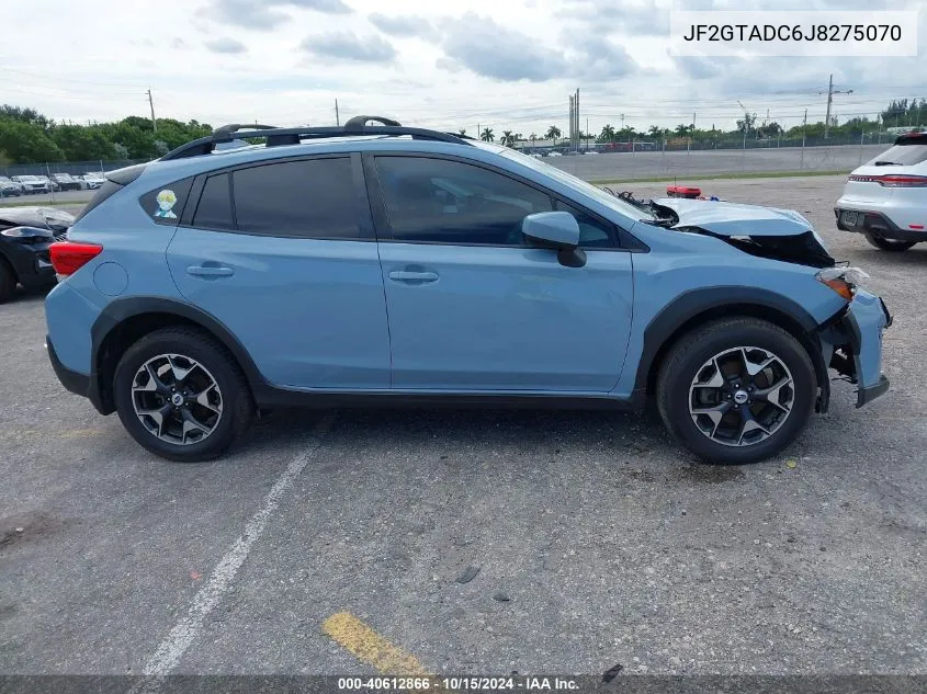 2018 Subaru Crosstrek 2.0I Premium VIN: JF2GTADC6J8275070 Lot: 40612866