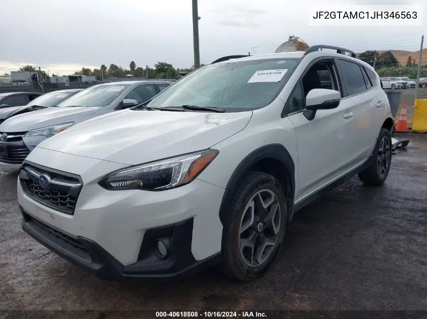 2018 Subaru Crosstrek 2.0I Limited VIN: JF2GTAMC1JH346563 Lot: 40618508