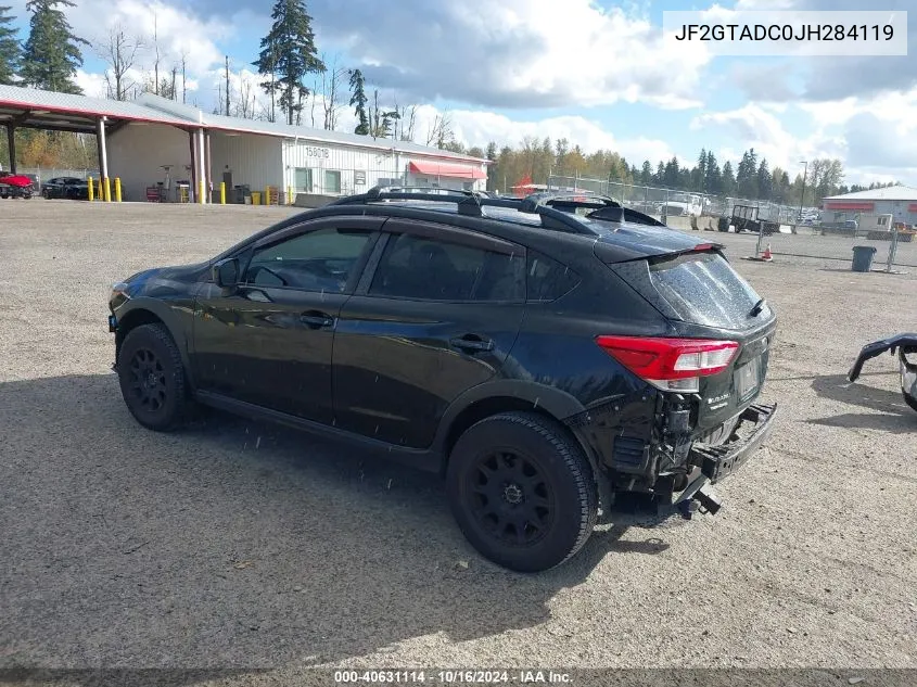 2018 Subaru Crosstrek 2.0I Premium VIN: JF2GTADC0JH284119 Lot: 40631114