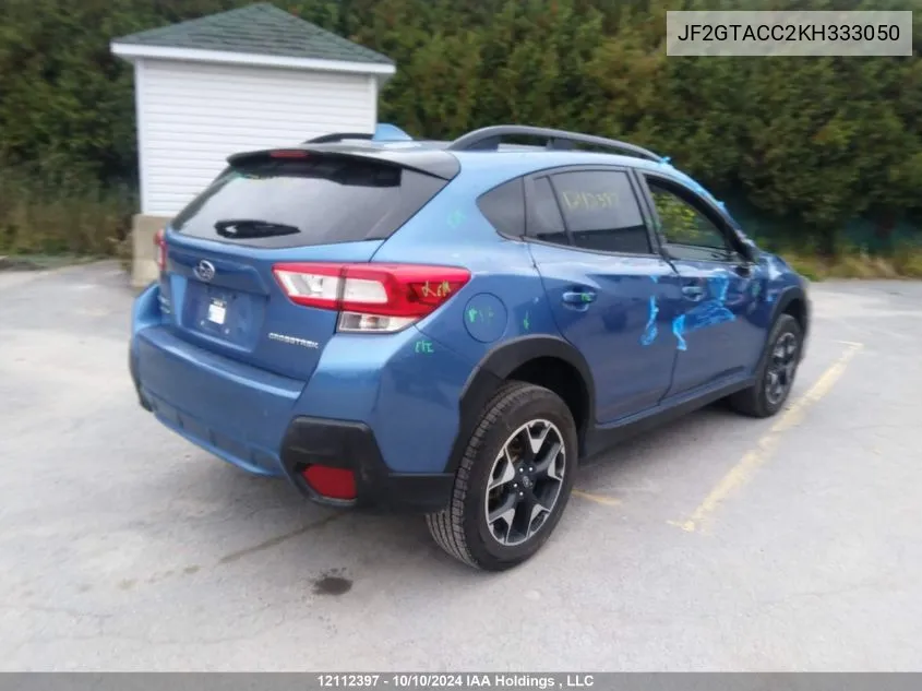 2019 Subaru Crosstrek VIN: JF2GTACC2KH333050 Lot: 12112397