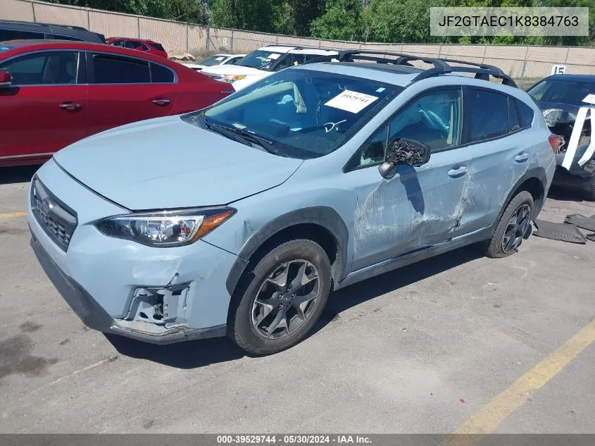 2019 Subaru Crosstrek 2.0I Premium VIN: JF2GTAEC1K8384763 Lot: 39529744