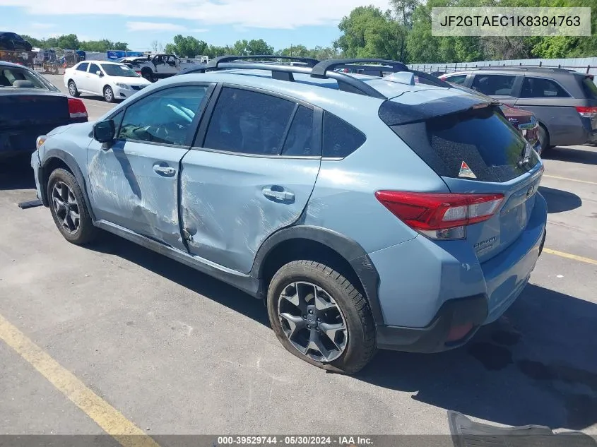 JF2GTAEC1K8384763 2019 Subaru Crosstrek 2.0I Premium