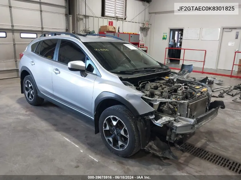 2019 Subaru Crosstrek 2.0I Premium VIN: JF2GTAEC0K8301825 Lot: 39675916