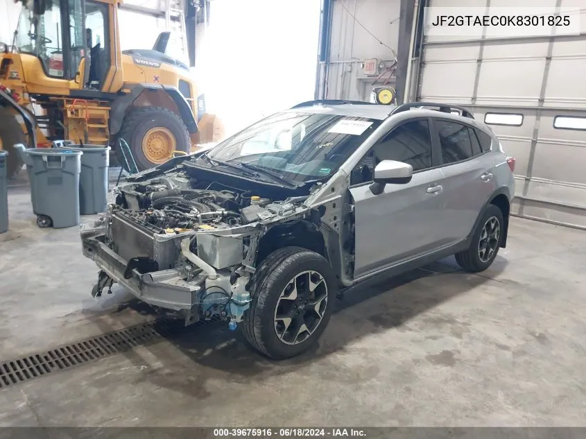 2019 Subaru Crosstrek 2.0I Premium VIN: JF2GTAEC0K8301825 Lot: 39675916