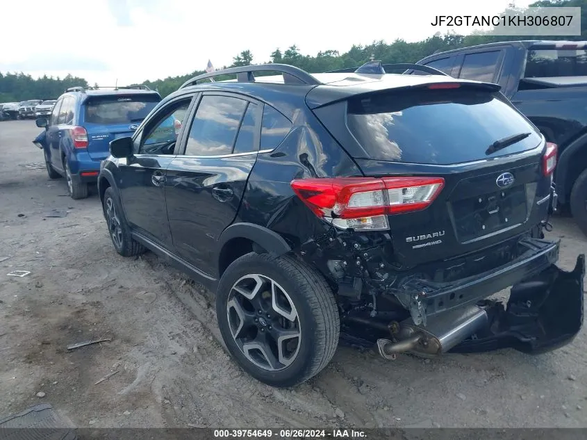 2019 Subaru Crosstrek 2.0I Limited VIN: JF2GTANC1KH306807 Lot: 39754649