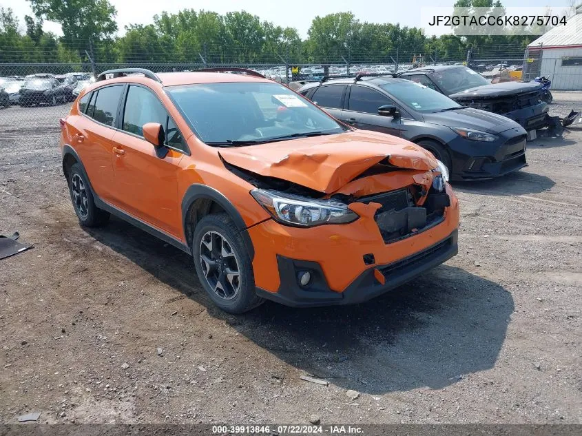 2019 Subaru Crosstrek 2.0I Premium VIN: JF2GTACC6K8275704 Lot: 39913846