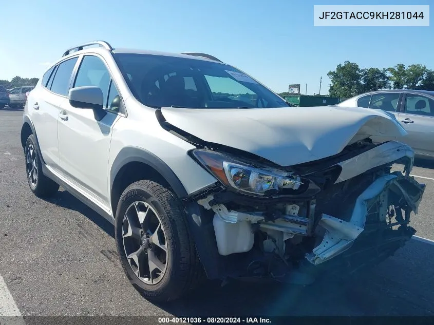 JF2GTACC9KH281044 2019 Subaru Crosstrek 2.0I Premium