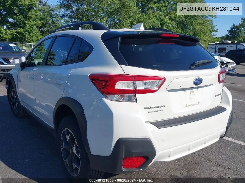 JF2GTACC9KH281044 2019 Subaru Crosstrek 2.0I Premium