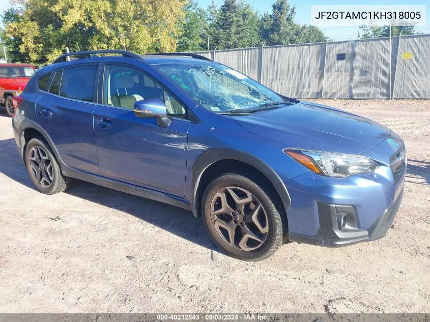 JF2GTAMC1KH318005 2019 Subaru Crosstrek 2.0I Limited