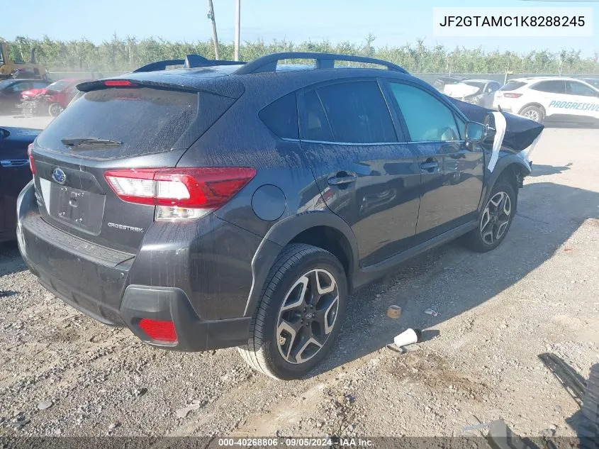 JF2GTAMC1K8288245 2019 Subaru Crosstrek 2.0I Limited