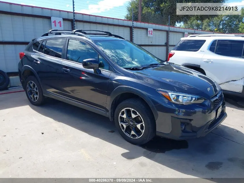 2019 Subaru Crosstrek 2.0I Premium VIN: JF2GTADC9K8214913 Lot: 40286370