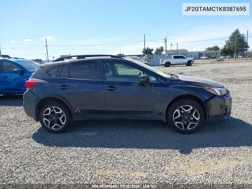 JF2GTAMC1K8387695 2019 Subaru Crosstrek 2.0I Limited