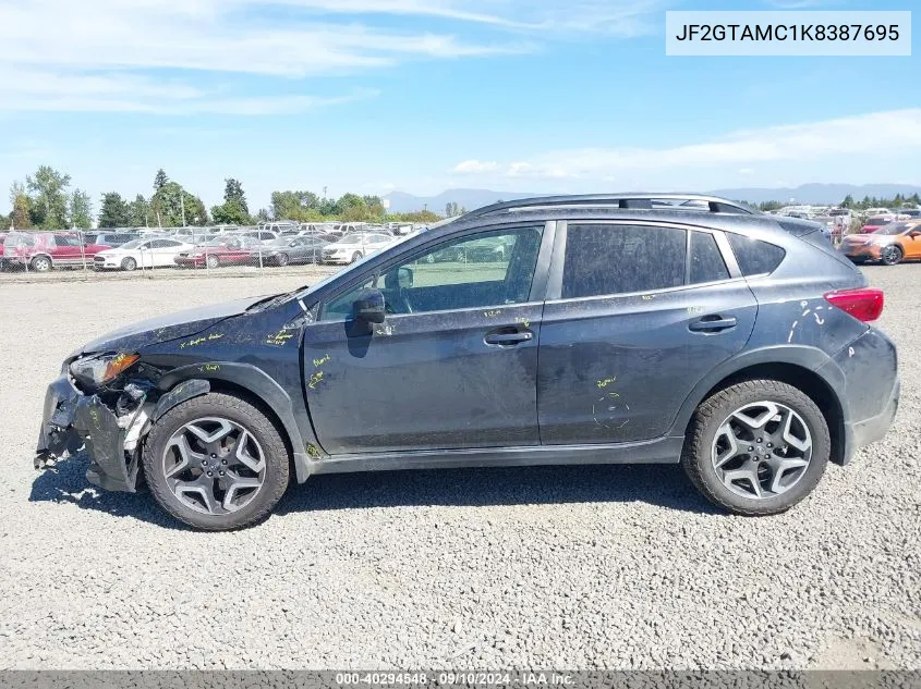 JF2GTAMC1K8387695 2019 Subaru Crosstrek 2.0I Limited