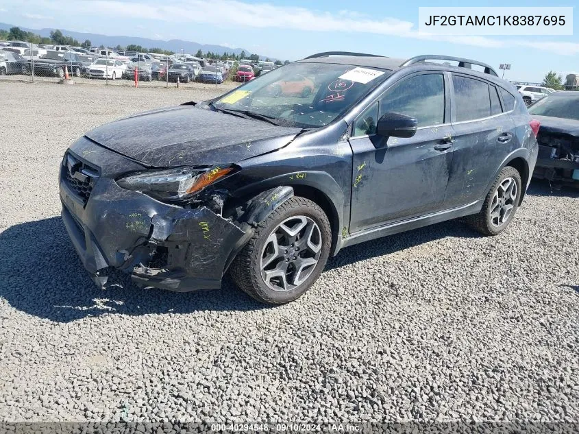 2019 Subaru Crosstrek 2.0I Limited VIN: JF2GTAMC1K8387695 Lot: 40294548