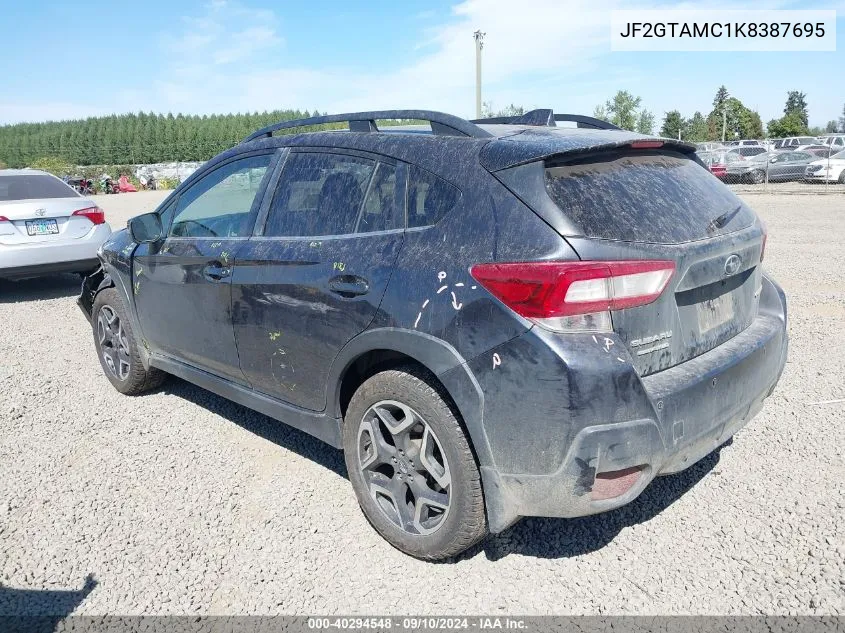 2019 Subaru Crosstrek 2.0I Limited VIN: JF2GTAMC1K8387695 Lot: 40294548