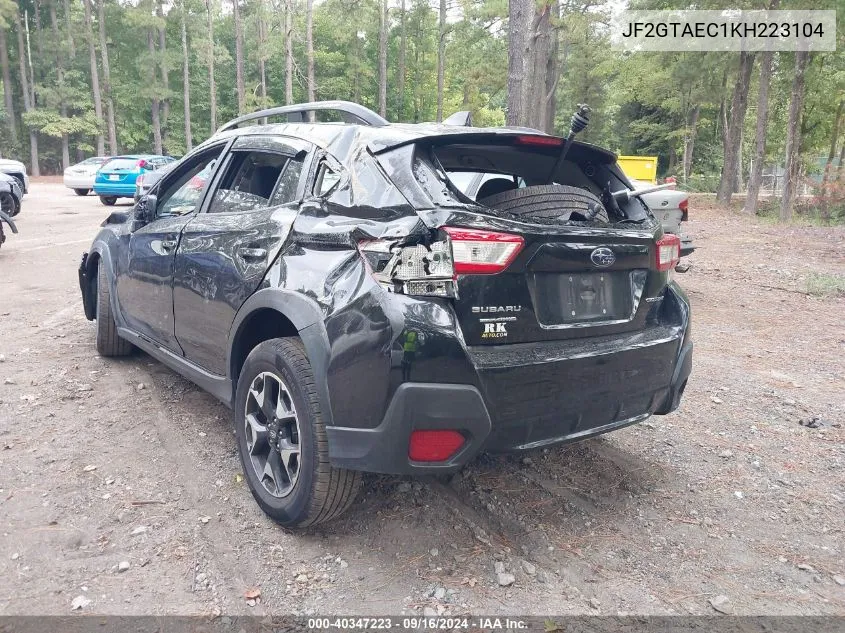 JF2GTAEC1KH223104 2019 Subaru Crosstrek Premium