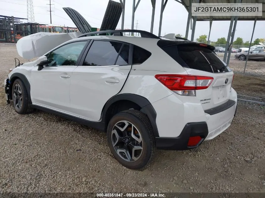 2019 Subaru Crosstrek 2.0I Limited VIN: JF2GTAMC9KH365301 Lot: 40351847