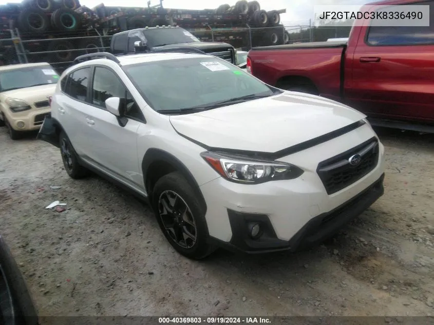 2019 Subaru Crosstrek 2.0I Premium VIN: JF2GTADC3K8336490 Lot: 40369803