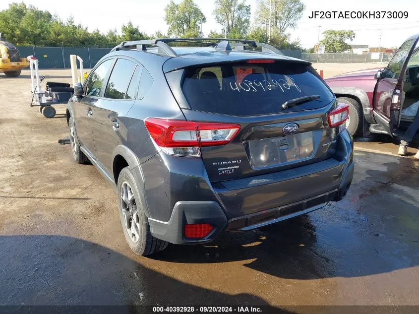 2019 Subaru Crosstrek 2.0I Premium VIN: JF2GTAEC0KH373009 Lot: 40392928