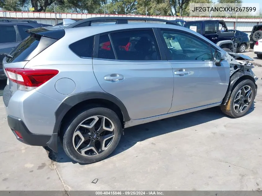 2019 Subaru Crosstrek 2.0I Limited VIN: JF2GTANCXKH267599 Lot: 40415846