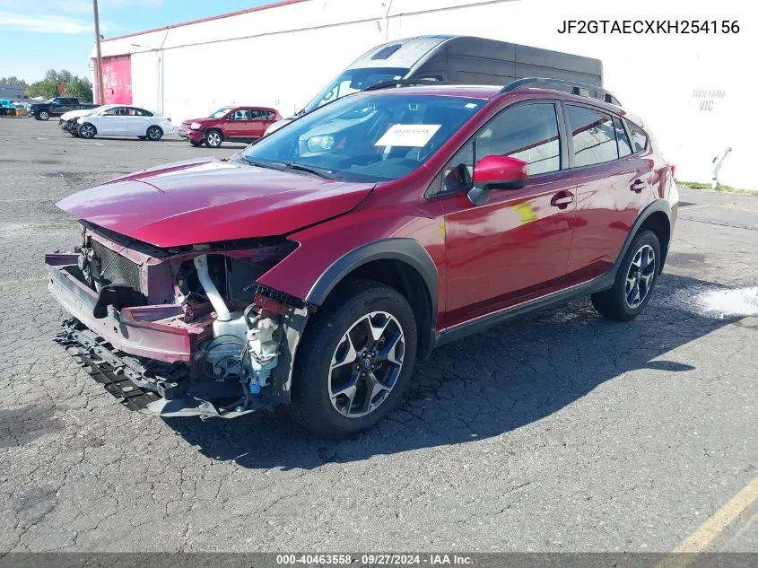 2019 Subaru Crosstrek 2.0I Premium VIN: JF2GTAECXKH254156 Lot: 40463558