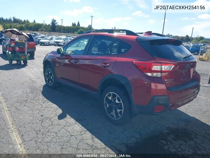 2019 Subaru Crosstrek 2.0I Premium VIN: JF2GTAECXKH254156 Lot: 40463558